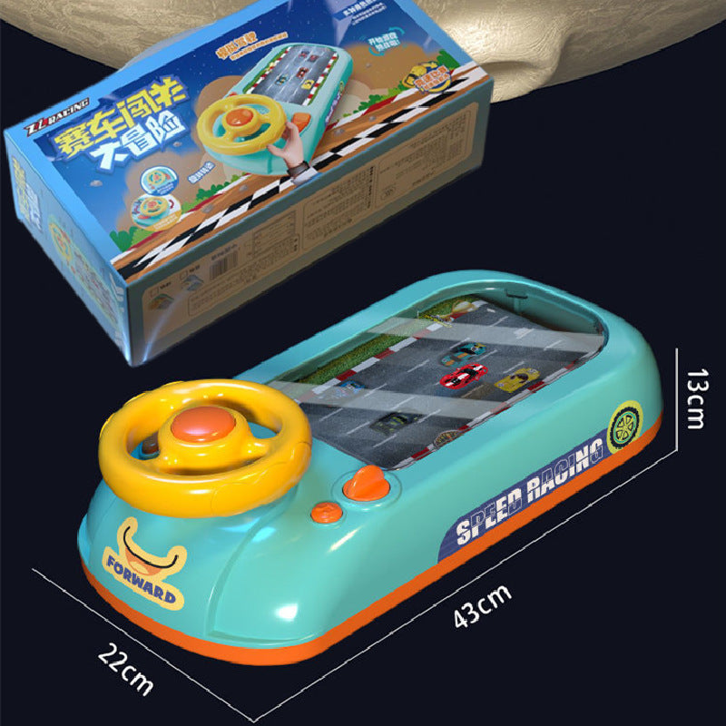Cross-border racing game machine car simulation driving steering wheel 3-6 years old children's educational toys
