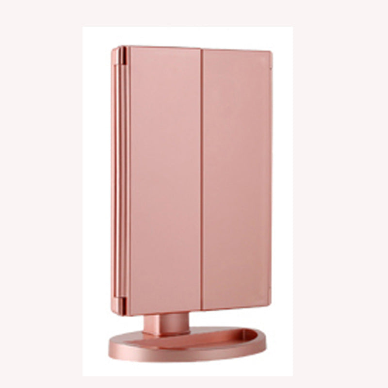 led lighted makeup mirror makeup mirror with three-sided folding light mirror amazon touch dimming mirror fill light mirror