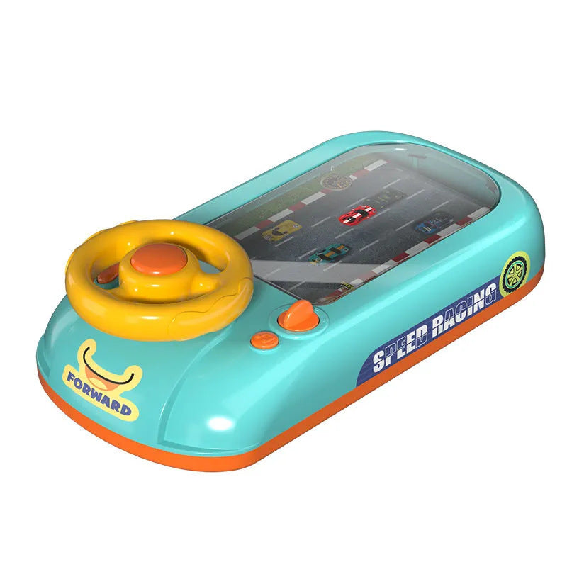 Cross-border racing game machine car simulation driving steering wheel 3-6 years old children's educational toys